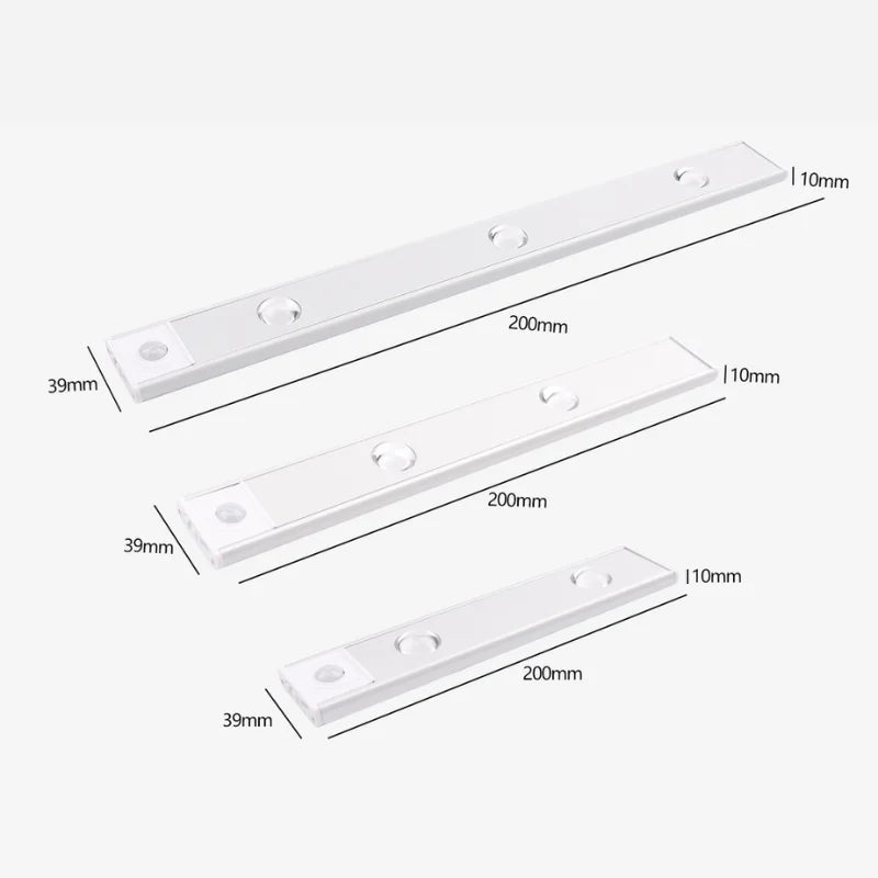 Lâmpada de Led Magnética Com Sensor de Movimento Fácil Instalação Design Elegante e Moderno-ENVIO IMEDIATO PARA TOD BRASIL