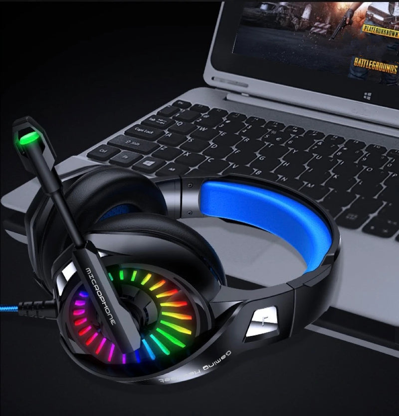 Gaming Headset com Microfone, Headphone para PC, Gamer, Jogos, Computador