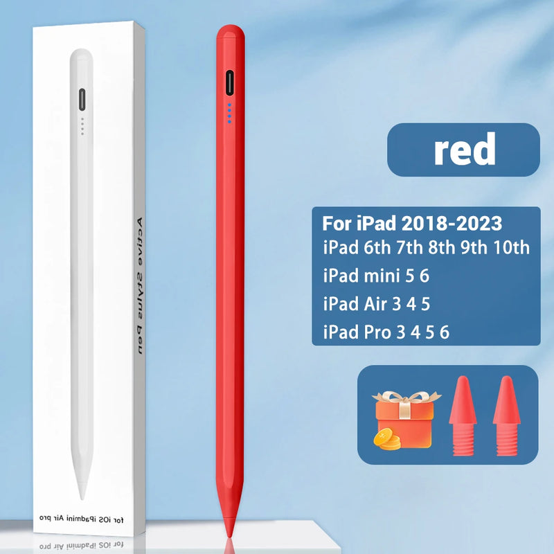 Caneta Stylus de Rejeição Palm para Apple Pencil, Power Display, Acessórios iPad, iPad 2022, 2021, 2020, 2019, 2018, Pro 11, 12.9, Air Mini